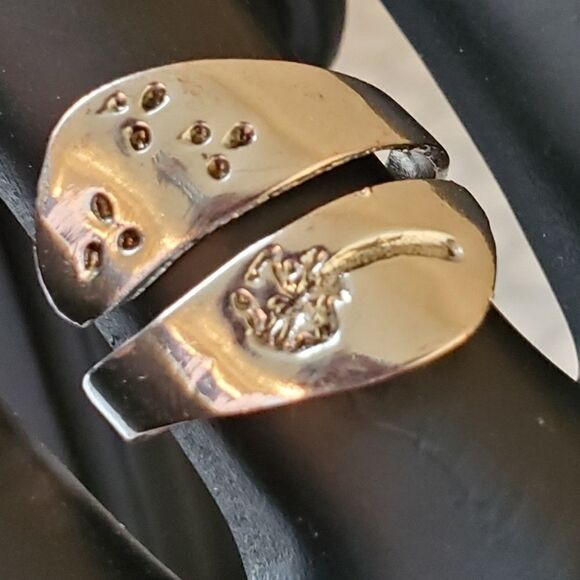 NEW Dandelion sterling silver wish flower ring - Picture 1 of 8